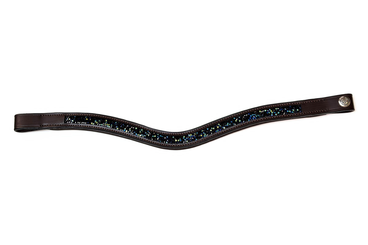 Frontal Artémis Iridescent en cuir malt – vue à plat