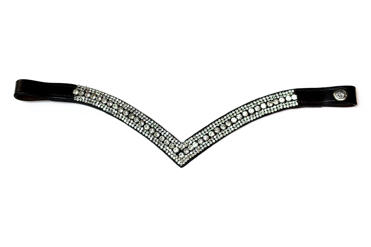 Frontal Aphrodite, cuir malt, vue à plat