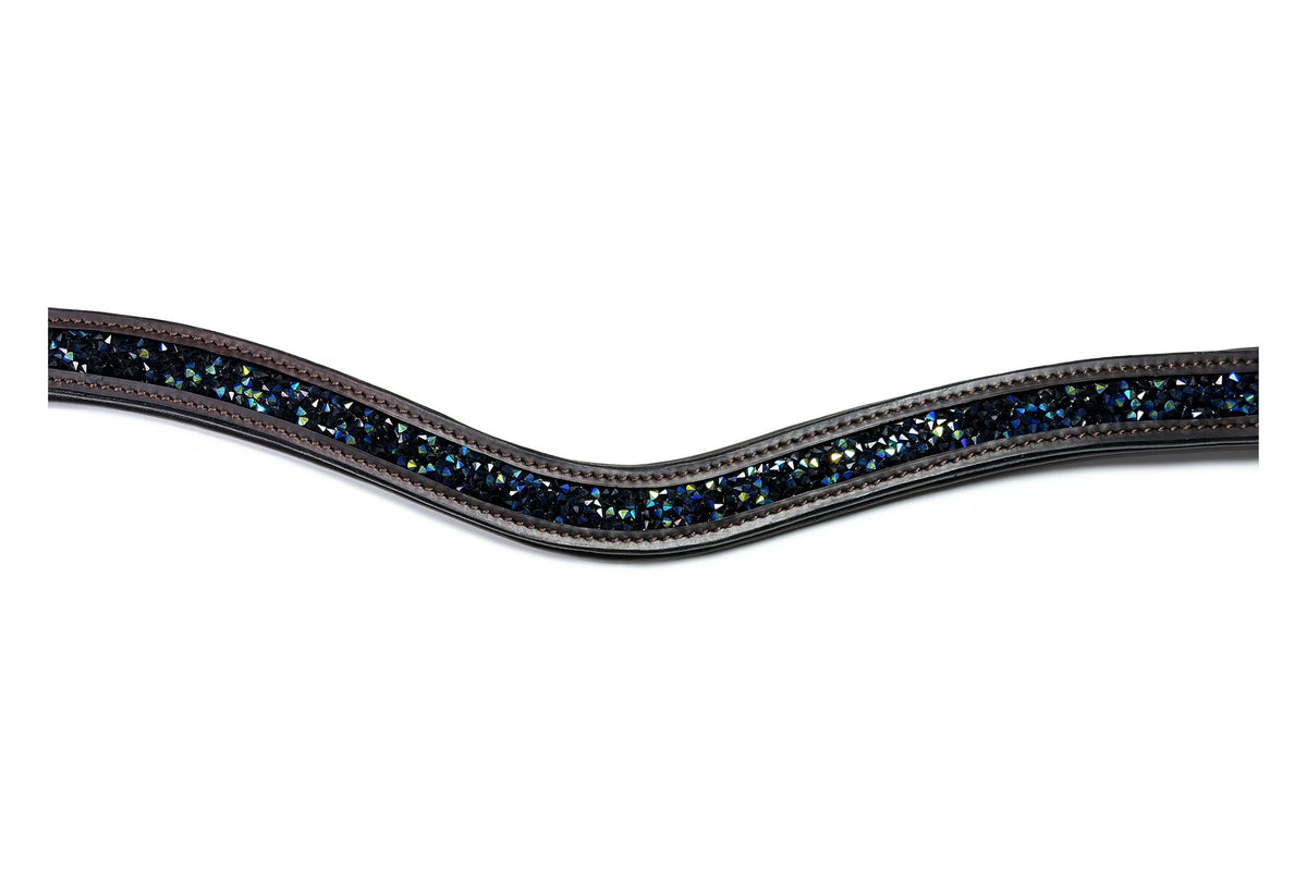 Frontal Artémis Iridescent en cuir malt – gros plan